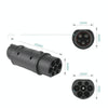 SAE J1772 New Energy Vehicle Charging Gun Type 2 to Type 1 Adapter