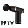 Mini Fascia Massager Pulse Micro-Current Physiotherapy Muscle Cervical Spine Massage Equipment Specification: Button version(168 Black)