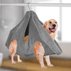 Pet Grooming Hammock, Large 35cm, Grey - Holds Up to 15kg