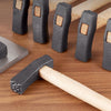 Handmade DIY Square Hammer Gold And Silver Jewelry Texture Hammer, Model: No.9