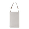 Litchi Texture Card Holder Mobile Phone Bag with Short Strap(White)