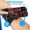 2 In 1 Four Paws Removable Swivel Arm Wrist Strap  For 4.5-6.5 Inch Phones(Black)