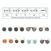 Steampunk Sunglasses Round Metal Flip Up Glasses For Men and Women, Style: Black Dollar C3