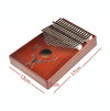 17-Tone Beginner Finger Piano Deer Head Kalimba Thumb Piano(Wooden Kit)