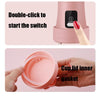 Folding Mini Juicer Household Multifunctional Portable Telescopic USB Charging Juicer Cup(Pink)