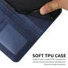 For Realme C75 / V60 Pro Stitching Calf Texture Buckle Leather Phone Case(Blue)
