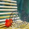 Automatic Hanging Bird Feeder - Circular, Metal, Wild Bird