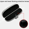 MCPP Car Multifunctional Glasses Case Car Visor Card Storage Sunglasses Holder(Black)