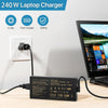 240W 20V 12A Laptop Notebook Power Adapter For Asus 6.0 x 3.7mm, Plug:AU Plug