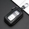 Car Remote Control Universal Visible Zipper Key Case(Black)