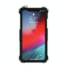 For iPhone XR R-JUST Shockproof Armor Metal Protective Case(Black)