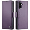 For Samsung Galaxy A26 CaseMe 023 Butterfly Buckle Litchi Texture RFID Anti-theft Leather Phone Case(Purple)