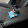 4 PCS Car Card Fixed Base Temporary Parking Card Clip Card Ticket Storage Clip