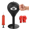 Boxing Desktop Speed Ball Children Adult Decompression Training Fitness Equipment, Style: Monkey+Children Gloves+Pump