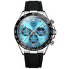 OLEVS 2875 Men Multifunctional Sports Chronograph Waterproof Quartz Watch(Blue)