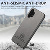 For Samsung Galaxy A32 4G Twill Fabric Leather Skin Back Phone Case(Gray)