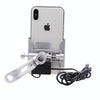 CS-856D1 Motorcycle Rotatable Chargeable Aluminum Alloy Mobile Phone Holder, Mirror Holder Version(Silver)