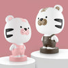 3W Cartoon Crown Pet USB Touch Control Night Light(Tiger Coffee)