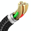 USAMS SJ729 30W USB-C/Type-C to 8 Pin Aluminum Alloy Data Cable, Length: 1.2m(Tarnish)