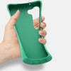 For Samsung Galaxy S25+ 5G Wheat Straw Material + TPU Phone Case(Green)