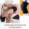 Turtle Shell Sponge Knee Pads Knitted Elbow Pads Thickened Anti-fall Yoga Roller Skating Cycling Protector, Size: L(Black)