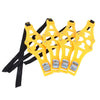 8PCS Car Snow Tire Anti-skid Chains For Family Car(Yellow)