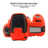 PULUZ Soft Silicone Protective Case for Canon EOS 90D(Red)