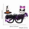 Halloween Party Decoration Glasses Masquerade Costume Props Witch Hat Demon Bat