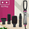 Five-in-one Multifunctional Head-changing Hairbrush Comb Straight Dual-purpose Electric Straight Hair Comb(EU Plug)