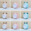 XY010 2 PCS Cute Pet Night Light LED Touch Dimming Dormitory Bedside Light(Pink Fawn)