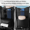 Car Between Seats Organizer Multifunctional Storage Bag Front And Back Dual Usage Tissue Box(Black)