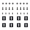 4 PCS Car-Styling Blade Decorative Sticker(Black)