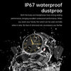R6 1.32-Inch TWS 2-In-1 Bluetooth Headset Smart Watch, Heart Rate / Blood Oxygen Monitoring(Black Steel)