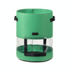 360 Degree Transparent Potato Bag In The Middle Covered Plant Growing Bag, Size: Large (35x45cm) 43 Liters/10 Gallons(Green)