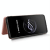 For ASUS ROG Phone 7 Carbon Fiber Texture Flip Leather Phone Case(Pink)