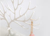 Plastic Antler Shaped Creative Ring Lipstick Rack Necklace Jewelry Cosmetic Storage Display Organizer(Black)
