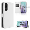 For Samsung Galaxy M56 5G Diamond Texture Leather Phone Case(White)