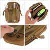 Stylish Multifunctional Outdoor Sports Running Hiking Riding Travelling Waist Bag Phone Camera Protective Case Card Pocket Wallet with Belt Bandage Binding Tape