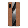 For Xiaomi Redmi Note 5 XINLI Stitching Cloth Texture Shockproof TPU Protective Case(Brown)