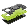 For Nokia G300 Tire Texture TPU + PC Phone Case with Holder(Green)