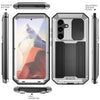 For Samsung Galaxy S25 5G R-JUST Sliding Camera Life Waterproof Holder Phone Case(Silver)