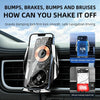 Q8 Universal Air Vent Mount Magnetic Mobile Phone Wireless Charging Car Holder without Start Button(Black)