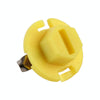 10 PCS B8.4 0.2W DC12V Wedge Instrument Panel COB LED Light Dashboard Gauge Cluster Indicator Lamp Bulb (Yellow Light)