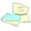 3D Paper Carving Hollow Greeting Card Birthday Wishes Thank You Card(Blue)