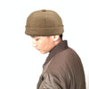 G12788 Iron Mark Street Melon Skullcap Retro Flanged Landlord Hat without Eaves, Size: 58cm(Deep Beige)