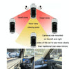 5 Inch AHD Video Monitor Car Reversing High-Definition Camera, Specification: Folding Screen Video Recording + Side Mounting