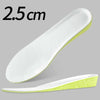 Sports Shock-absorbing Breathable Sweat-absorbing Inner Heightening Insole, Size: 35-36(2.5cm)