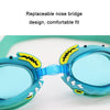 RUIHE Children Cute Cartoon Waterproof Anti-Fog Swimming Goggles(Blue)