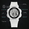 SYNOKE 9109 Student Multifunctional Waterproof Colorful Luminous Electronic Watch(White)
