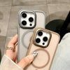 For iPhone 15 Heat Dissipation MagSafe Shockproof Phone Case(White)
